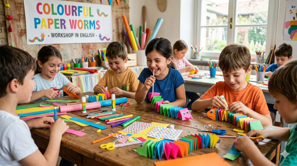 Colourful Paper Worms